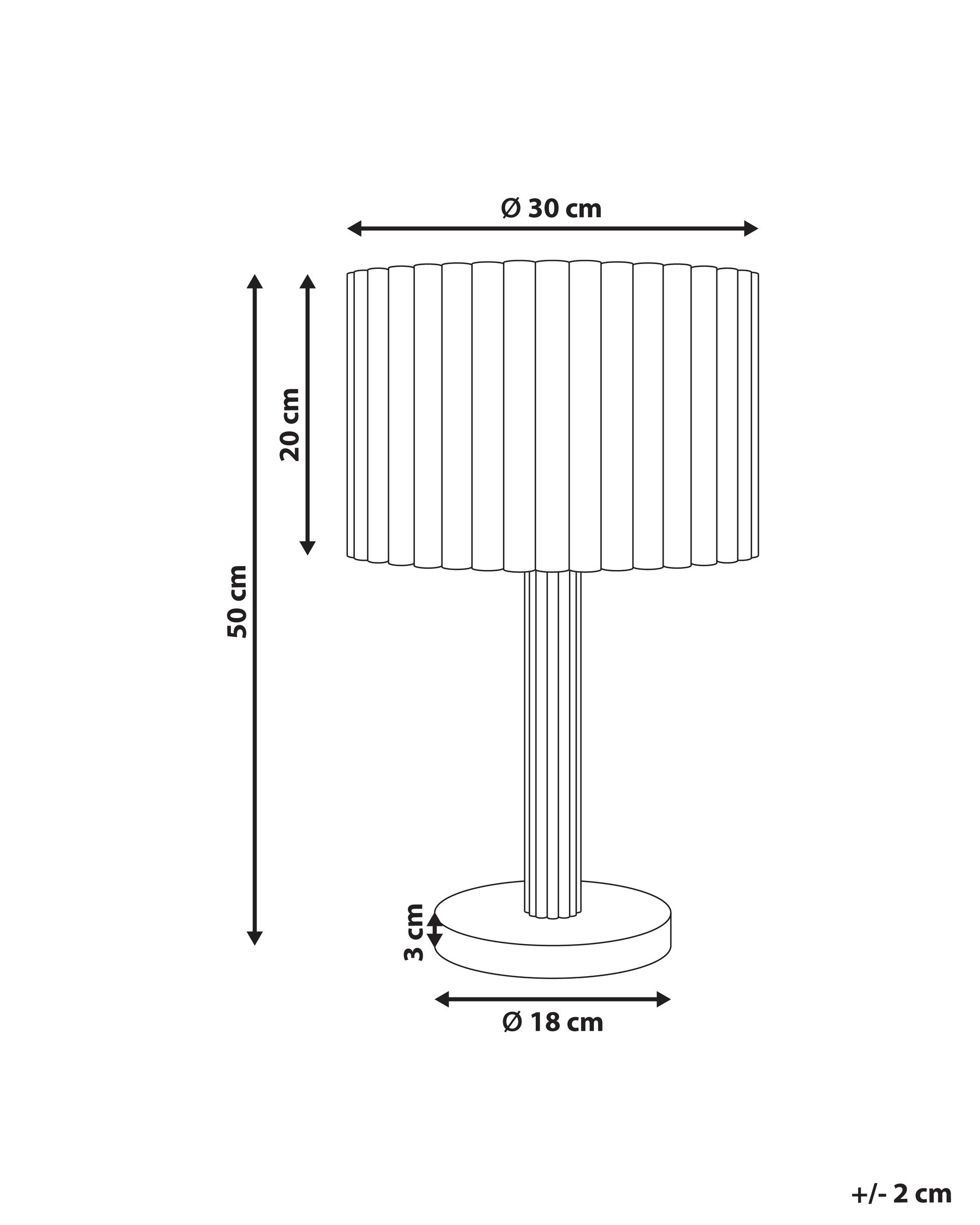 Table Lamp BELESSA Linen Light Beige_1016955