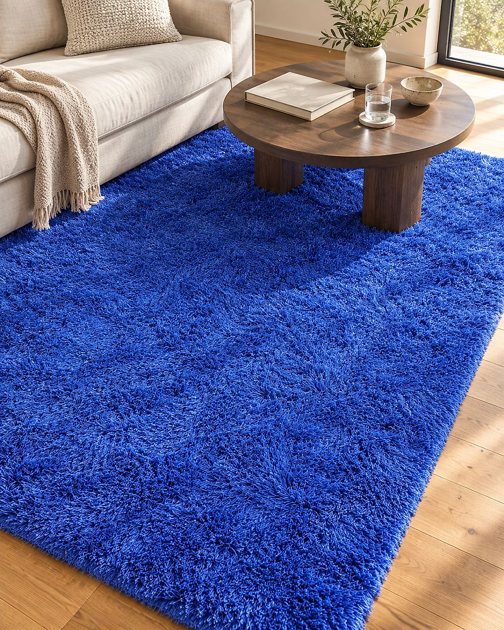 Periwinkle Blue Rug Among The Wildflowers Periwinkle: Patterned Area