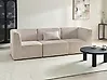 Sofá modular 3 plazas LEMVIG Pana Beige