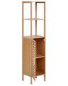 Bamboo Bathroom Shelving Unit Light Wood OWASSO _927643