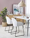 Set of 2 Dining Chairs SYLVA White