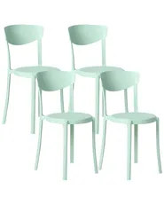 Set di 4 sedie da giardino VIESTE Verde menta_1032920
