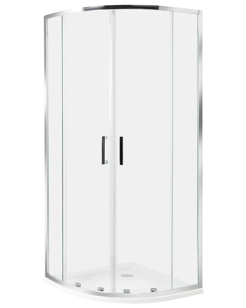 Cabina doccia JUKATAN 80 x 80 x 185 cm Argento