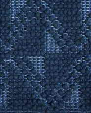 Rug SAVRAN Navy Blue 140 x 200 cm Wool_750410