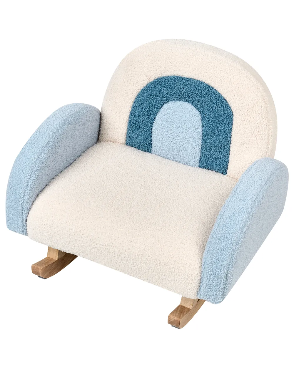 Chaise à Bascule Scoop Bleue Pour Enfants - Siège De Lecture Flexible 33x39x37cm - Chaise Sensorielle Salle De Classe