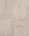 Cotton Area Rug 140 x 200 cm Beige DIYADIN_817478