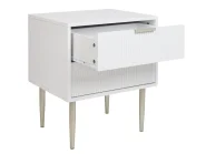 2 Drawer Bedside Table SOHO White_913230