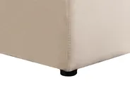 Waterbed with Storage Bench NOYERS Velvet Beige 160 x 200 cm (EU King Size)_915220