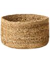 Lot de 3 paniers en jute naturel et beige RANWAL_846302