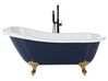 Vasca da bagno freestanding retrò blu e oro 153 x 77 cm CAYMAN_820797