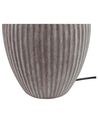 Ceramic Table Lamp Brown FERGUS_824112