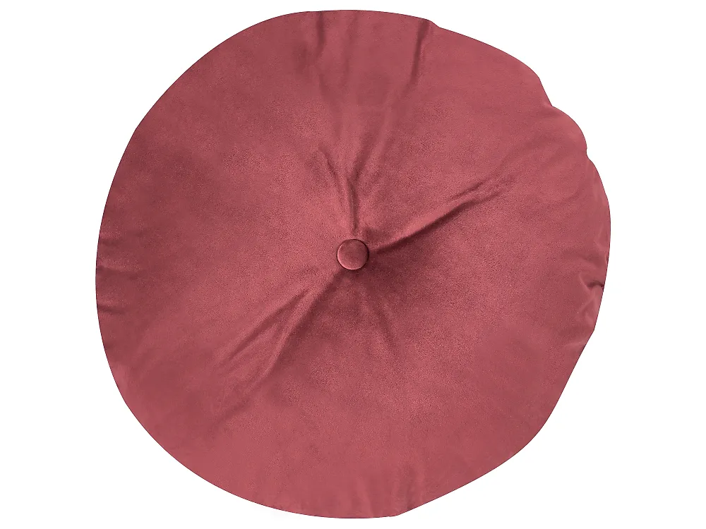 Sofa dla 3 osób SKIEN Welur Bordowy_1170549