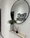 Espejo de pared de vidrio negro ⌀ 80 cm ANNEMASSE_921465