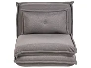 Single Sofa Bed DELLEN Fabric Dark Grey_1031371
