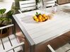 Zestaw ogrodowy stół i 6 krzeseł biały VERNIO_760418
