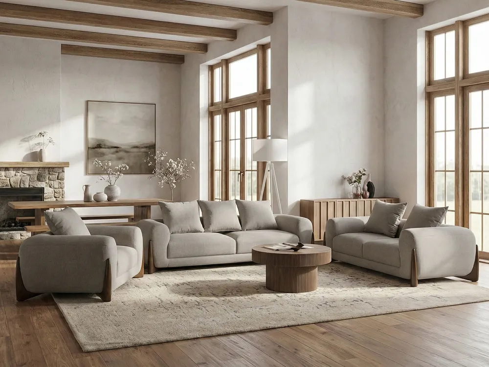 Sofa 2 Seater VINLIDEN Taupe_1048644