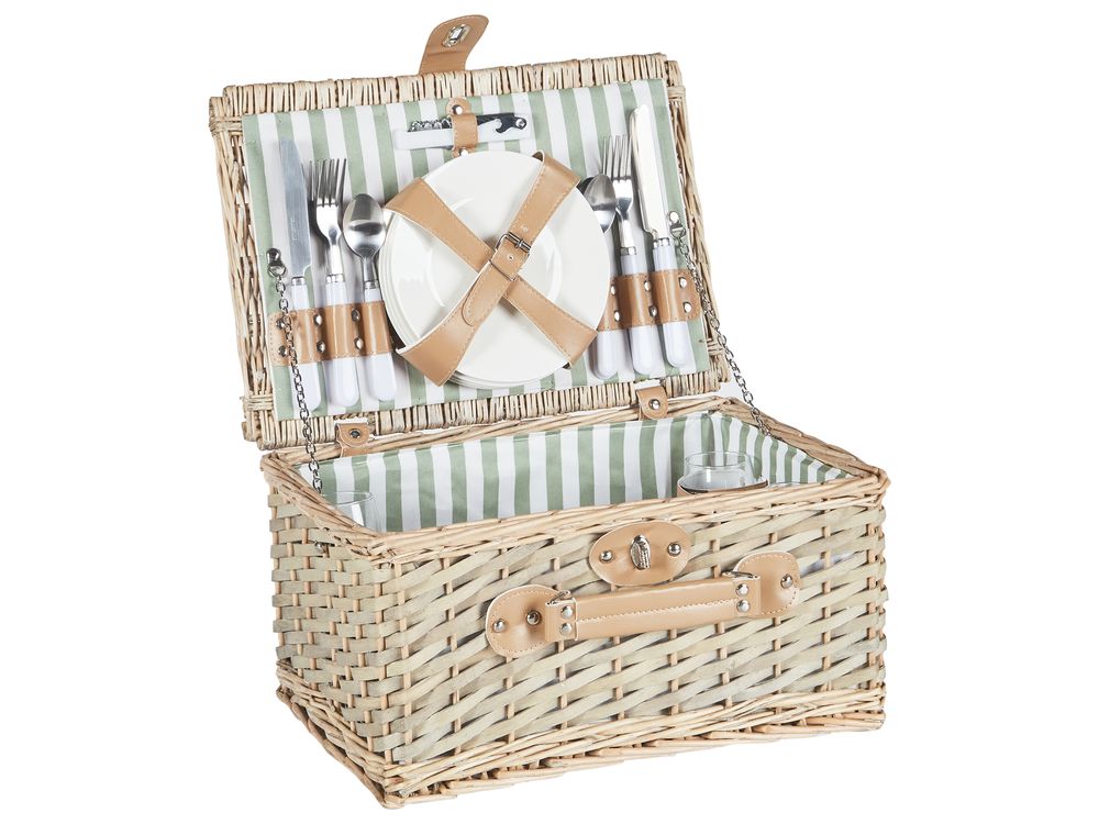 Picknickkorb CLEMENTINE Geflecht Naturfarben