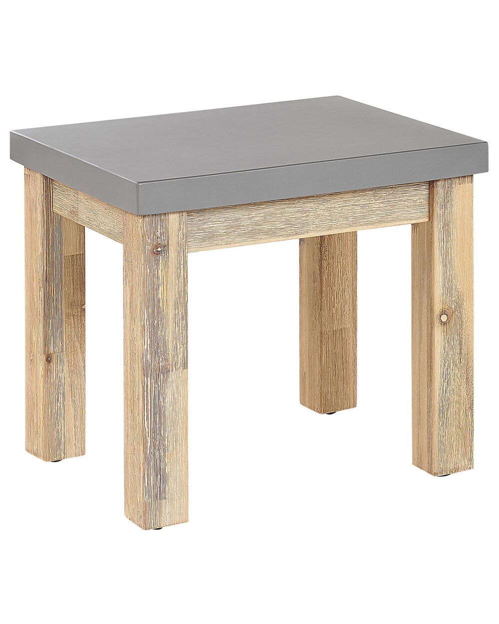 Concrete Garden Stool Grey OSTUNI Beliani