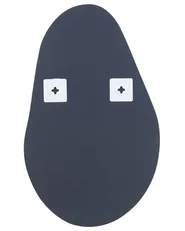 Lustro ścienne AUBAGNE 40 cm 65 cm Srebrny_852609