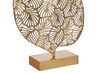 Dekorativní soška ve tvaru listu zlatá LITHIUM_825255