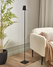 Lampada da terra senza fili a LED GAVARRESA con dimmer Metallo Nero_940555