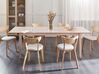 Extending Dining Table 180/240 x 90 cm Light Wood CROSBY_929906