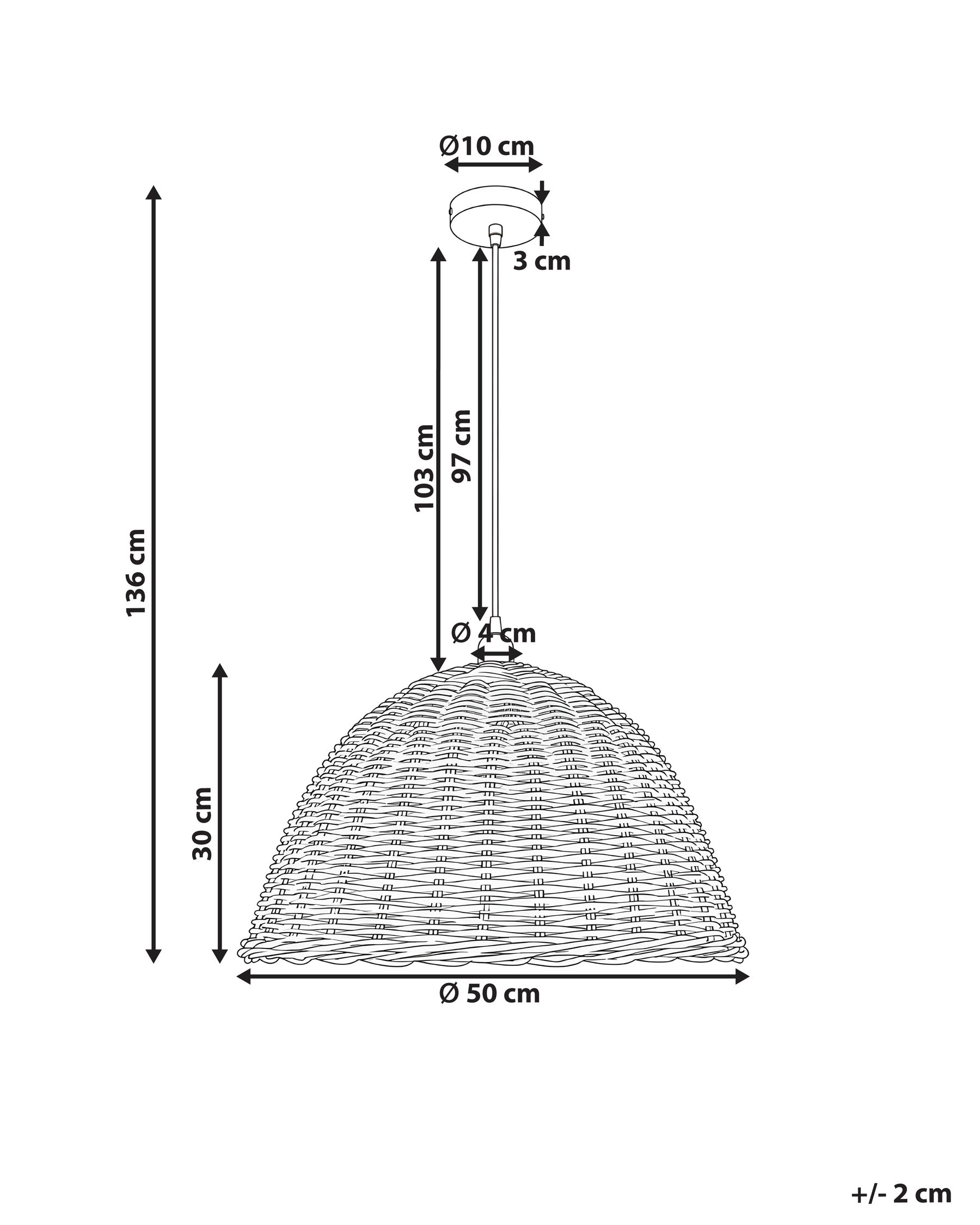 Pendant Lamp BENGO Rattan Natural_1074834