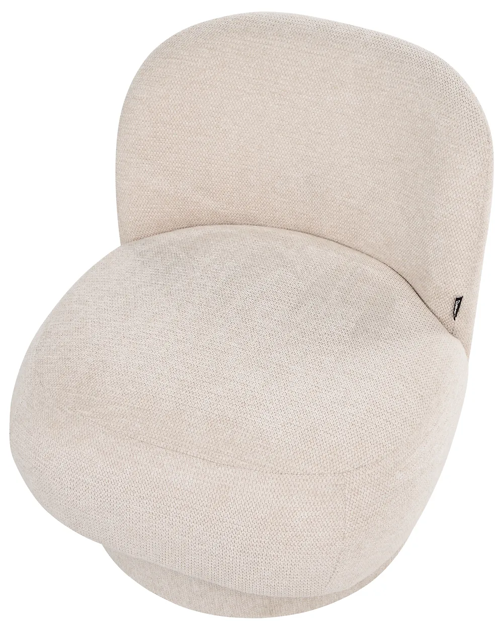 Swivel Armchair AYLO Fabric Light Beige_1186300