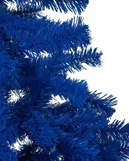 Sztuczna choinka świąteczna FARNHAM 120 cm Niebieski_813176