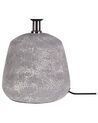 Sada 2 keramických stolních lamp šedé/černé ZEYI_898142