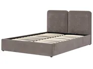 Letto contenitore ARBOIS Ciniglia Tortora 160 x 200 cm_1023121