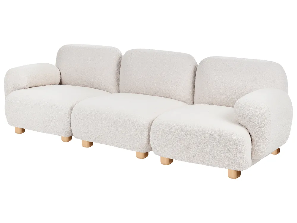 Modular Sofa 3 Seater AMLI Boucle Off-White_1070070