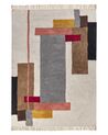 Cotton Area Rug 140 x 200 cm Multicolour NIKSAR_844004