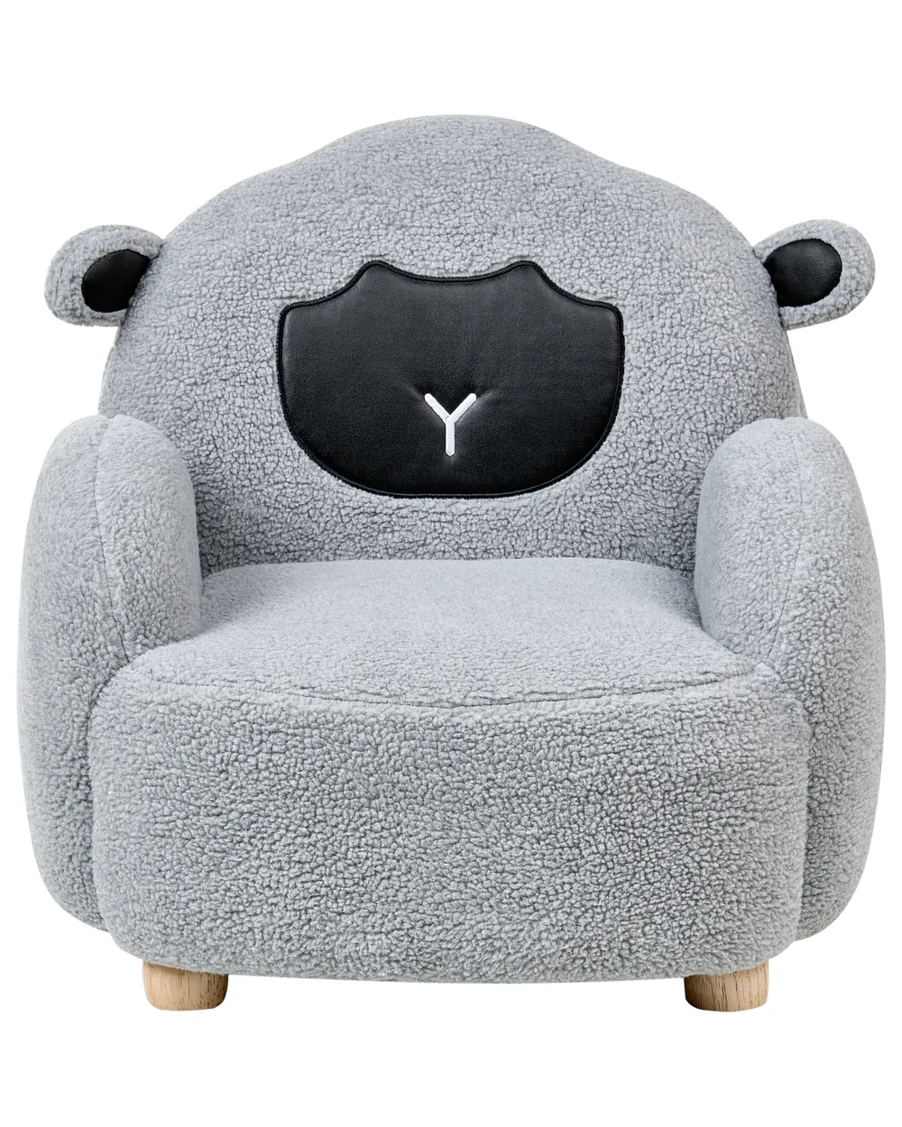 Kids Armchair Sheep ULA Boucle Grey_975855