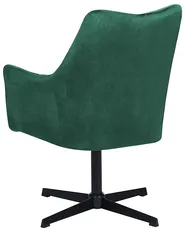 Swivel Armchair VAKSALA Velvet Dark Green_745321