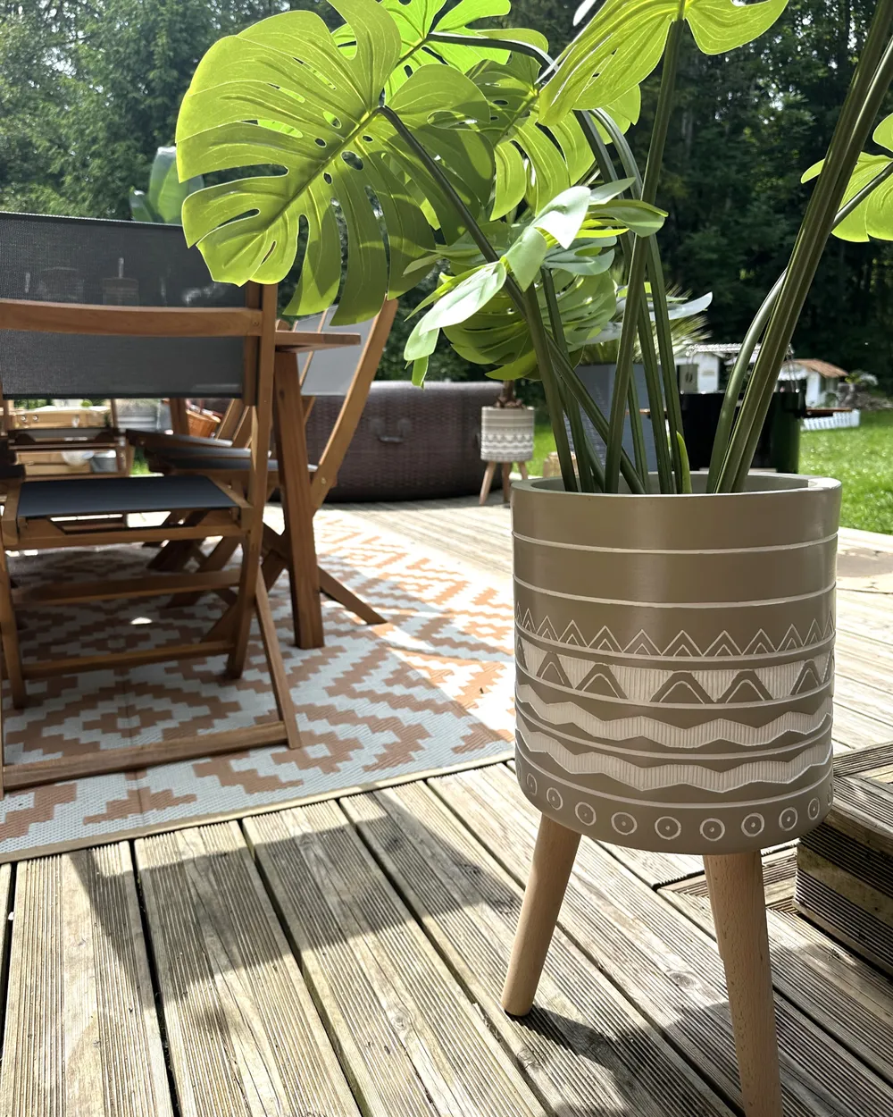 Quarut Vaso Per Piante 30,5 Cm - Realizzato In Materiale Riciclabile - Ideale Per Fiori E Piante Verdi - 4