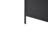 Steel Outdoor Kitchen Cabinet with Sink Black VILAMA_872460