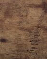 Scaffale 3 ripiani legno scuro e nero 101 cm KEENE_757198