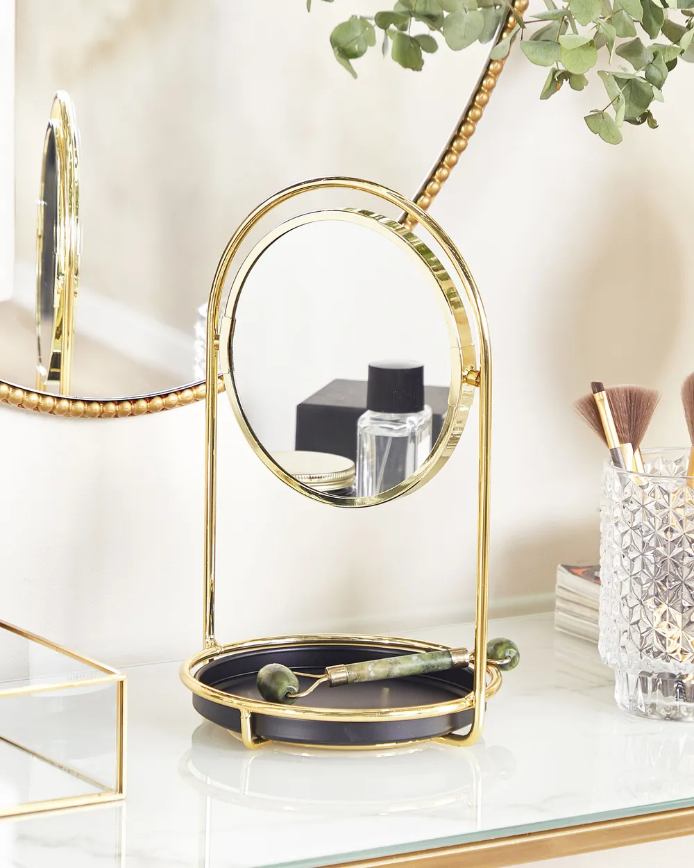Makeup Mirror INDRE Gold