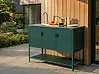 Outdoor Kitchen Cabinet with Sink MAENZA Green Metal
