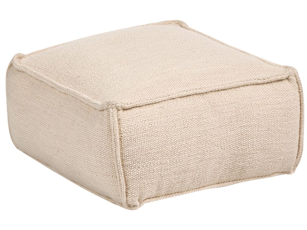 Pouf SHERALI Cotone Beige