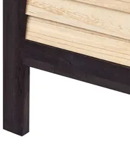 Divisorio per ambienti a 4 pannelli BRENNERBAD 164 cm 170 cm Marrone/Nero_874071