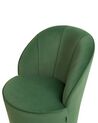 Fotel welurowy zielony ALBY_900712