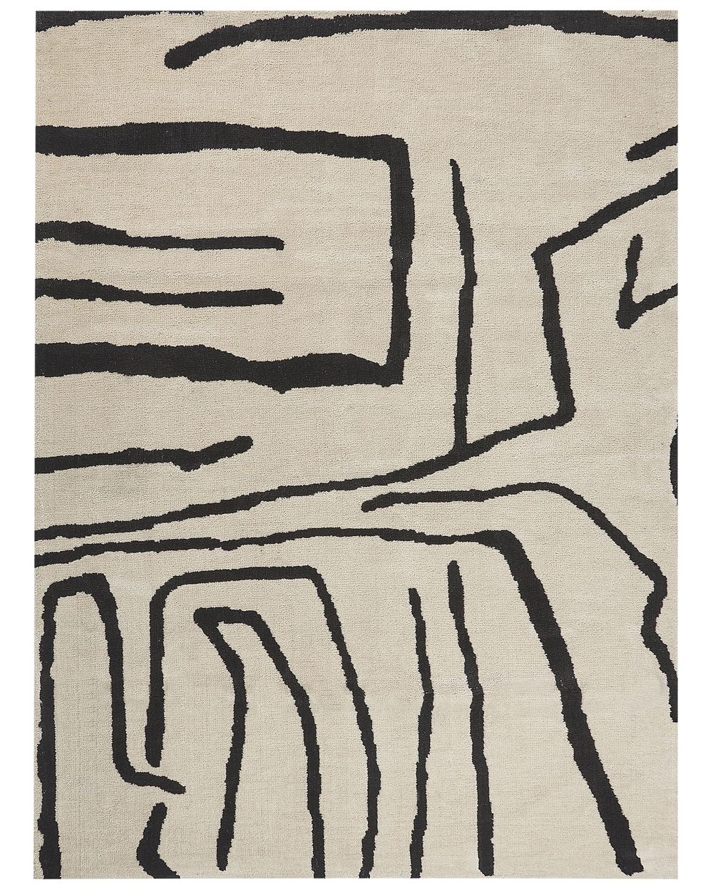 Vloerkleed KOLPUR Lichtbeige 300 x 400 cm