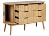 6 Drawers Chest Light Wood SELAH_935633