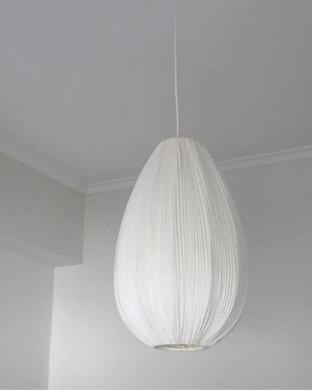 Pendant Lamp GERA Fabric White_1187049