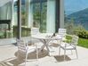 Table de jardin blanc ⌀ 120 cm MALETTO_922913