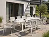 Garden Dining Set 8 Seater VALCANETTO/BUSSETO Metal Grey