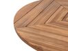 Table de jardin ⌀ 110 cm en bois d'acacia clair LISSONE_933391