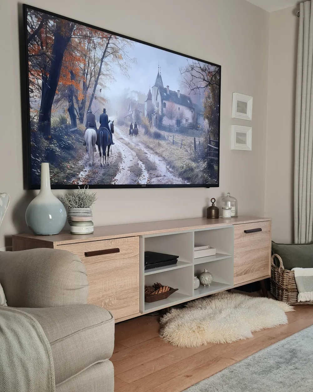 Szafka RTV ALLOA Szary_980772